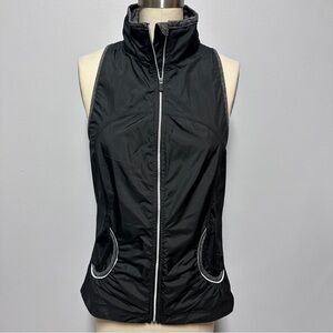 *NWOT* Lululemon Black Performance Windbreaker Full Zip Sleeveless Vest